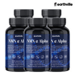 어스빌 NMN 순도99.9% NR NAD 엔엠엔 500mg 베지캡슐 30정, 5개 : 신이안컴퍼니