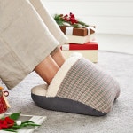 모던하우스 L 포근한 자수 체크 포인트 발쿠션 아이보리 NF4224008 : NC 중앙로역점