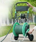 릴호스 분사기 이동식 정원 세차 물뿌리개 청소 농장 과수원 자동 배관 S3 50m 고압 물총 : 재민이네5