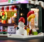 FO 펀홀 F9055 크리스마스 뉴스 가판대 모듈러 조명포함 호한블럭 : 타오샵k