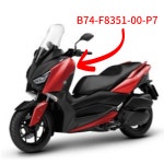 야마하 21 XMAX 어퍼카울/좌/무광레드 B74-F8351-00-P7 : 네모의 바이크부품