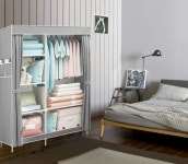 원룸 하숙방 민박 비키니옷장 좁은방 가성비 소형 옷장 드레스룸 보조옷장 : 슈퍼 러너