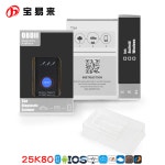 MINI OBD2 Car Bluetooth 4.0 지원 애플 안드로이드 ELM327 25K80 전원 스위치 : 퍼플 피시테일 종합 직구
