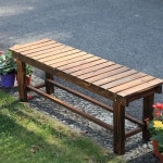 원목 벤치소파 나무 우드 인테리어 벤치형쇼파 목재 내추럴우드 90x30x40 : 몽키셀러스토어