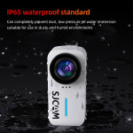 액션캠 방수 30FPS C110 카메라 IP65 자이로 액션 스포츠 축 왜곡 와이파이 : 블랙코알라