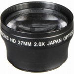Bower  VLC237B  망원 변환 렌즈  37mm Pro 2배 HD 망원 변환 렌즈 : 부원디지탈