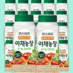 파스퇴르 100%유기농 야채농장 과일야채190ml(36팩) : 파스퇴르365