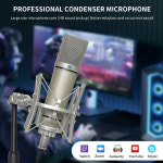ToolBox AI 스트리밍 홈 U87 카디오이드 마이크 오버 XLR LEUS 스튜디오 팟캐스팅 보이스 콘덴서 녹음 : 제이엘인터내셔널