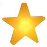 별모양 야외 포토존 조명 카페 캠핑장 펜션 조형물 인테리어 1. 충전형 20x20x7cm : 뉴어크