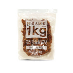 테비사사미 대용량 강아지간식 오리가슴살도넛, 1kg, 1개 : 너구리의가방