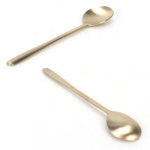 방짜유기 호텔 레스토랑 아이스크림 빙수 수저 스푼 17.3cm : 레드304