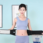 [MSMULTIVERSE] 얇은 복대 교정 일상용 미니파워벨트 사계절 허리보호대 : 엠에스멀티버스