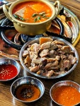 연암곱창 짤라유 한우 내장수육 모듬 827g+김치찌개 밀키트 : 연암곱창
