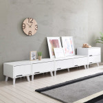 2800인테리어 D세트 원목거실장식장 모던 거실tv장식장 다용도 익스텐션거실장 : 요즘가구