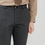 남자 겨울 기모 정장바지(30~38사이즈)스판 기모 본딩 체크 헤링본 허리 히든 밴딩 슬랙스 10종 일반~빅사이즈 : 3.9 SECONDS