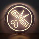 네온간판-원형네온-헤어샵,미용실,헤어살롱 : 제이슨디자인워크