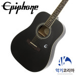 에피폰 DR-100 입문용 연습용 어쿠스틱 통기타 Ebony : 악기코리아