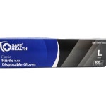 세이프헬스 블랙 니트릴장갑L 100매 : 선진쉐프스토리식자재