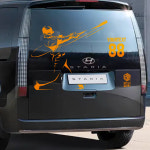 야구선수 배팅 모션 데칼 전신 / C0018 대형 스티커 : 야구랜드 커스텀