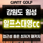 알프스대영cc 접근성 좋은 강원도 1박2일 골프 패키지 : 자이언트골프 국내해외예약