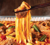 캠핑포차 얼큰한 육칼전골 795G 2팩 캠핑음식 집들이 술안주 우삼겹 칼국수 : 에덴블루마켓