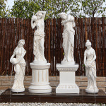 인테리어 미술관 스튜디오 야외 대형 조각상 정원 장식 소품 : 럭키비키시티