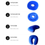 와상환자 체위변경 원좌방석 도넛방석 머리 목 등 엉덩이 꼬리뼈 통기성 임산부 비즈 쿠션 : 뷰티앤메디