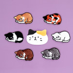 잘자냥 고양이 냥이 자수 와펜 패치 와펜 3종 : 포유어패밀리