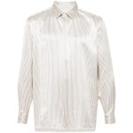 Saint Laurent 생 로랑 스트라이프 실크 셔츠 774827Y3I879019 : 블루포트 텍사스