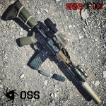 앵그리건 OSS EL-QD 762 소음기 MK16 URG-I 버전 Angry Gun ELQD762 Dummy Silencer MK16 URGI Version Suppressor : 라이플링
