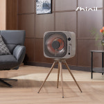 신일 레트로 에코팬큐브히터 하이라이트 가정용 전기히터 다크그레이 SEH-FR600KA : 신일전자스마트몰