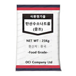 베이킹소다 25kg 중조 OCI 식품첨가물 탄산수소나트륨 : 남경유화