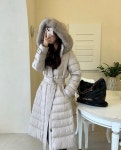 [선주문할인]리얼 폭스퍼 덕다운 벨트 롱패딩 더블제이 아보패딩(3 color) : 옷미