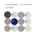 스펀지사포 스폰지 폼 사포 버핑 샌딩 디스크 후크 및 루프 정밀 그라인딩 자동차 페인트 연마용 1 인치 60 : 스냅플레이스