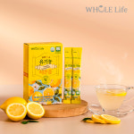 홀라이프 100% 유기농 NFC 착즙 레몬즙 원액 에이드 레몬수 14포 20ml, 2개 : WHOLE Life