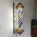 미용실 싸인볼 벽부착 이발소 간판 바버샵 입간판 90cm 크리스탈 : 제니스-스토어