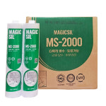 우레탄 실리콘 변성 광구형 오성 MS2000 1박스 25개입 백색 : 사자야