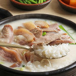 극소수 순대 국밥 (돼지 포함) 1팩 고기 간편 캠핑 순댓국 순대국 냉동 택배 레토르트 : 극소수