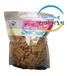 네발로코리아 전설의쿠키 기호성 좋은 강아지 과자 연어+단호박, 800g, 1개 : 네발로친구