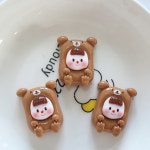 탑꾸 재료 레진아트 탑로더만들기 폰꾸미기 데코덴 재료 플라스틱파츠 헤어핀 재료 파츠 장식 신발 꾸미기  음식모형 미니어처 탑로더 : dayshou