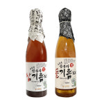 다올누리 저온압착 참기름 350ml + 저온압착 들기름 350ml : 다올 누리