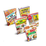 도전 진짜 과자+편의점+치킨 피자 햄버거+컬러링+ 시장 휴게소접기(5권) : 컬러링북 서울프렌드