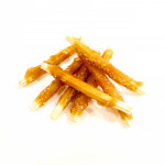 대용량 강아지 간식 애견껌 육포 하마간식 치킨크런치, 1kg, 1개 : 올코