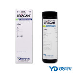 영동제약 소변검사스틱 잠혈 단백질 포도당 pH 4종검사 100매입 URiNSTICK 체외진단검사 의료기기 : 의료기상사