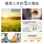 천정 선풍기 에어 공기순환 조명 저소음 침실 발코니 흰색+다채로운잎20인치+가변주파수리모콘 : 텐더 라쿤 스토어