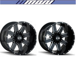 (마루모터)미국 메이헴 MAYHEM ION 141 세미매트블랙/유광블랙밀링스포크 17휠 8/12H135/139.7/165.1 9J+18/-12 : 마루모터