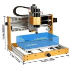 CNC 레이저 조각기계 제작 원목 각인기 전동 유리 옥 3018플러스+500W 스핀들 : 구대장인1