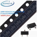UMW AO3415A SOT-23-20V/-4A P-채널 MOSFET 칩 릴 당 3000 개 : 에버그린월드