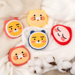 카카오프렌즈 얼굴형 손난로 보조배터리 5000mAh (핑크 후드 춘식이) C타입 충전 : 주식회사 리튬포어스