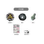 베이블레이드 X UX-06 레온 크레스트 부스터 메탈 전투 배틀 팽이 장난감 엑스 : 조이보이몰